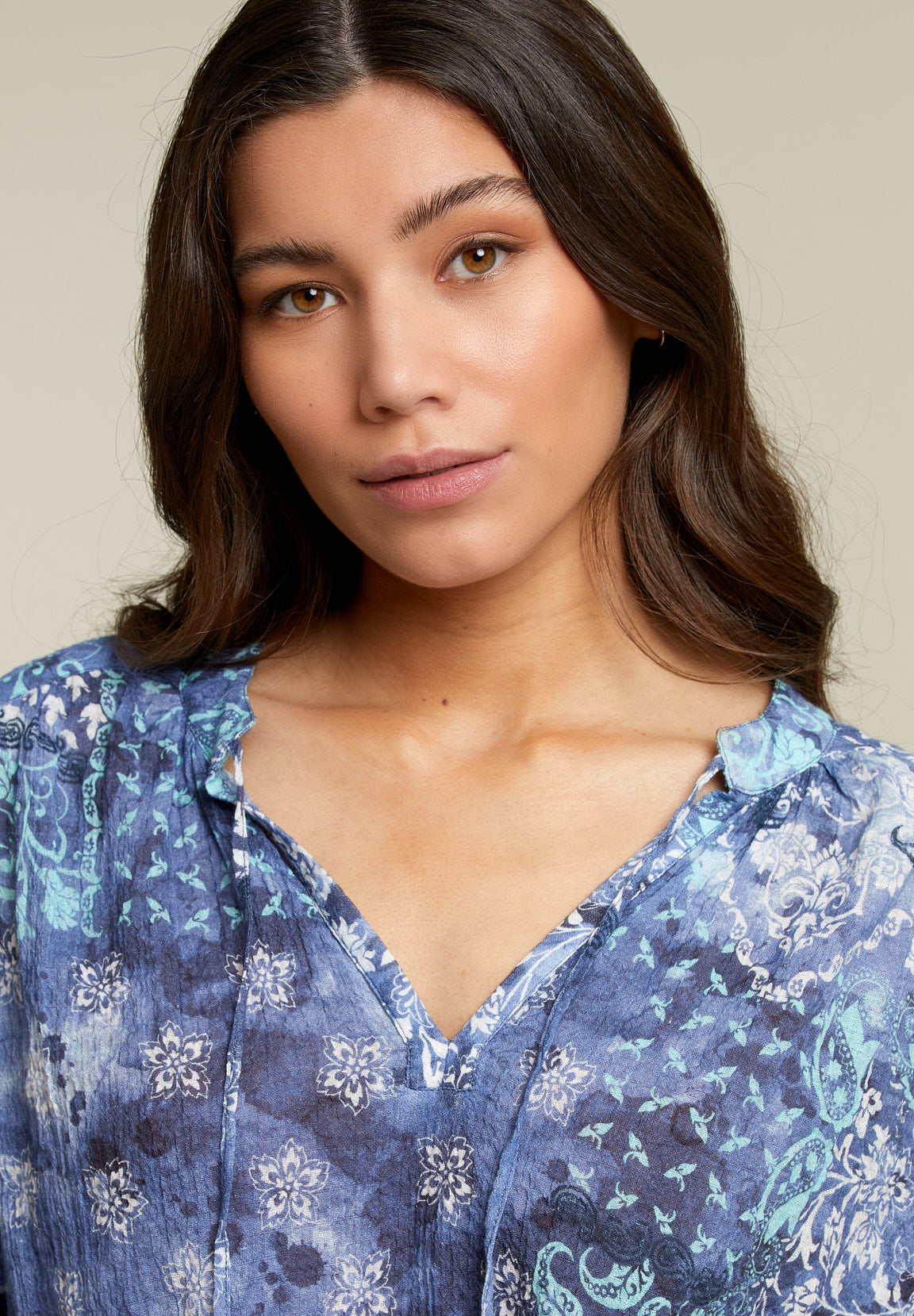 Blue Loose Strings Shirt - Blue - W