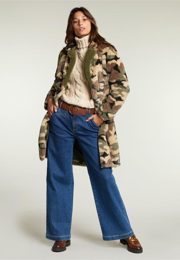 Multi Camouflage Jas - Groen - W