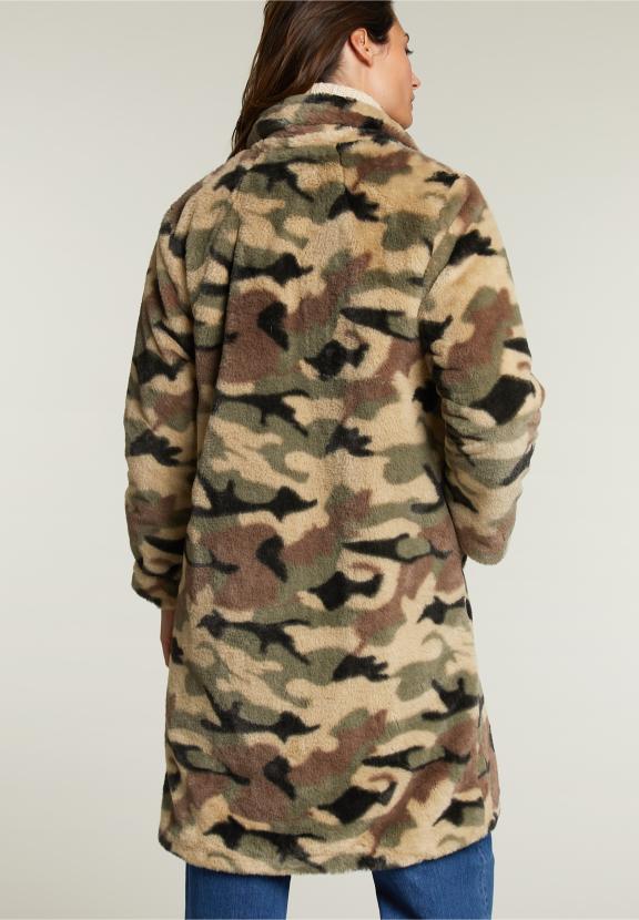Multi Camouflage Jas - Groen - W