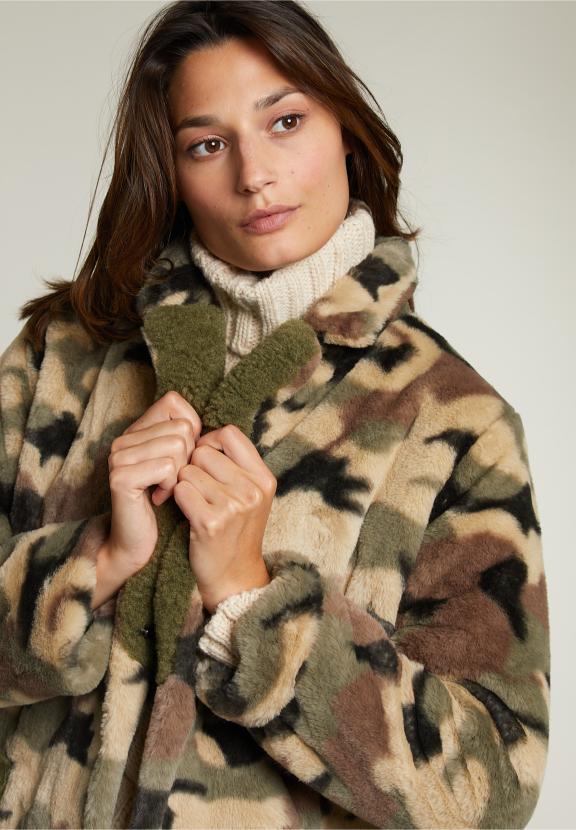 Multi Camouflage Jas - Groen - W