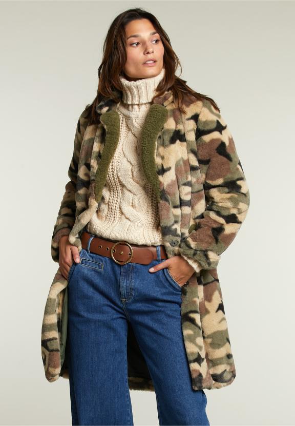 Multi Camouflage Coat - Groen
