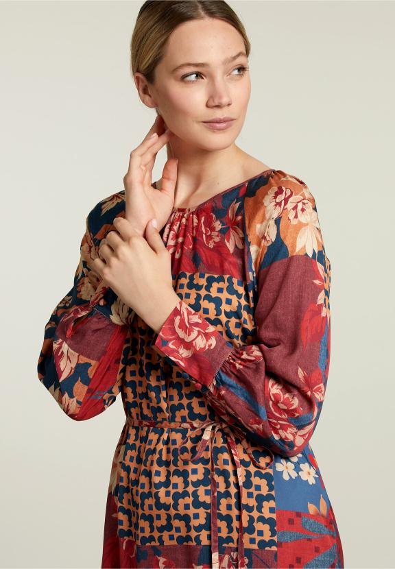 Multi Fantasy Dress - Rood