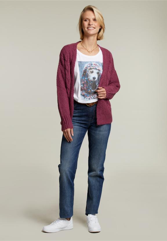 White Crew Neck T-Shirt - Wit