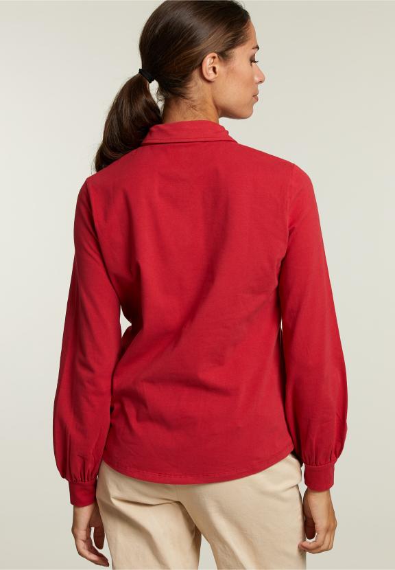 Red T-Shirt With Bow - Rood