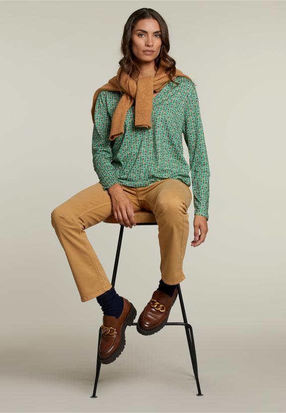 Green/Orange Fantasy T-Shirt - Groen