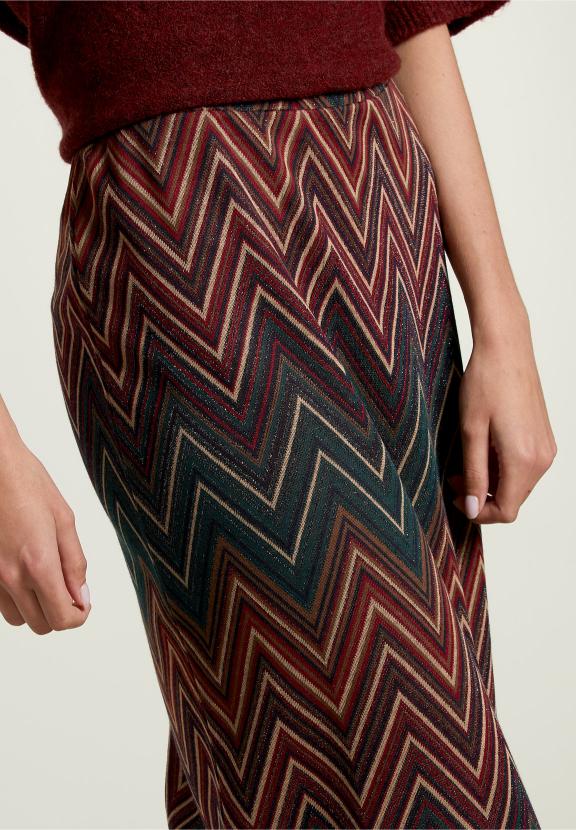 Multi Fantasy Midi Skirt - Meervoudig