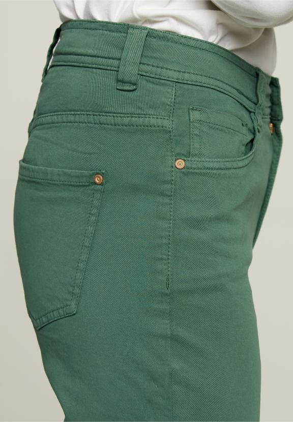 Green Long 5-Pocket Pants - Groen
