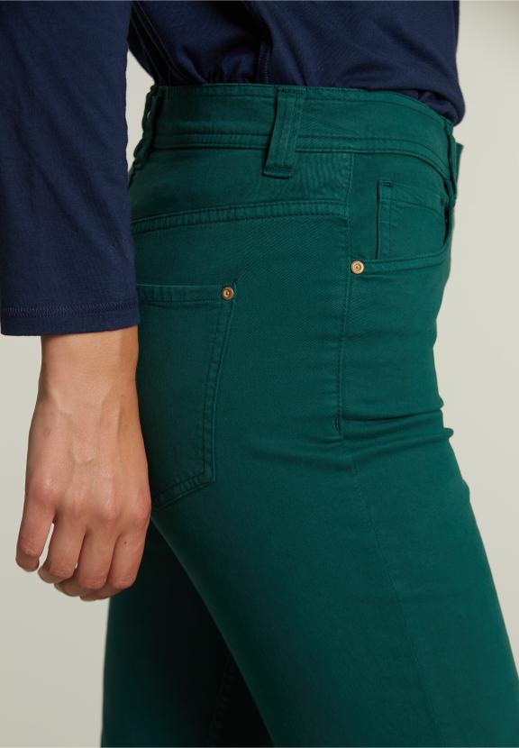 Khaki Long 5-Pocket Pants - Groen