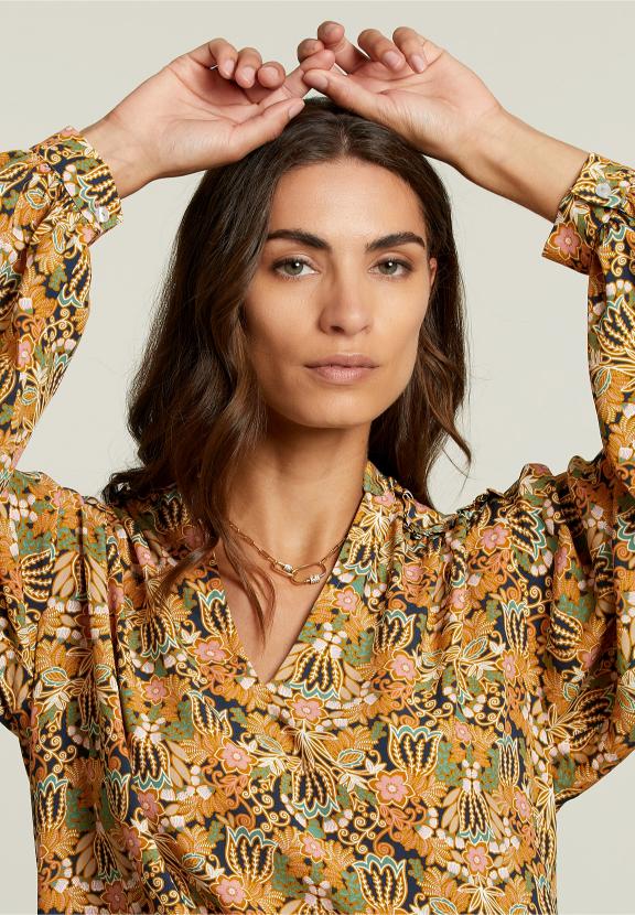 Multi Fantasy Blouse - Meervoudig