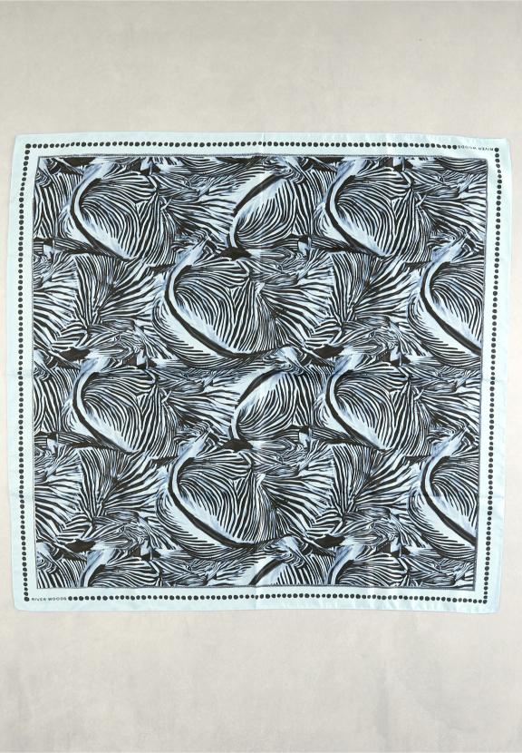 Blue Fantasy Scarf - Bleu