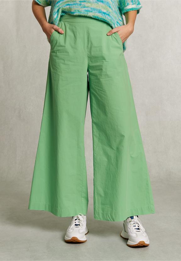 Green Long Loose Pant - Vert