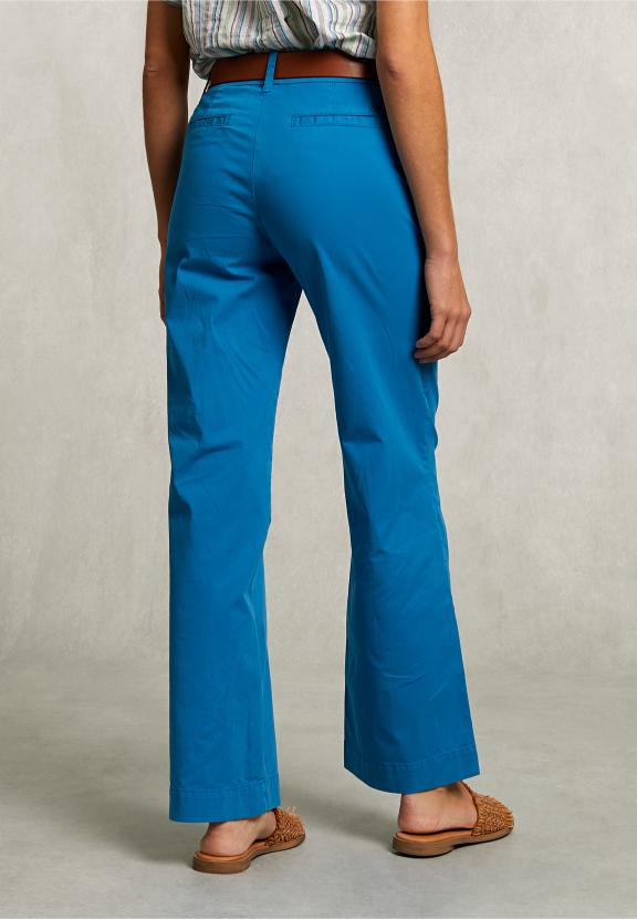 Petrol Blue Basic Pants - Bleu