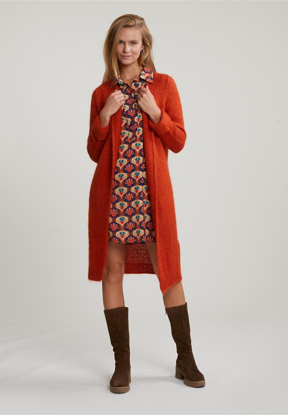 Multi Fantasy Dress 3/4 Sleeves - Meervoudig