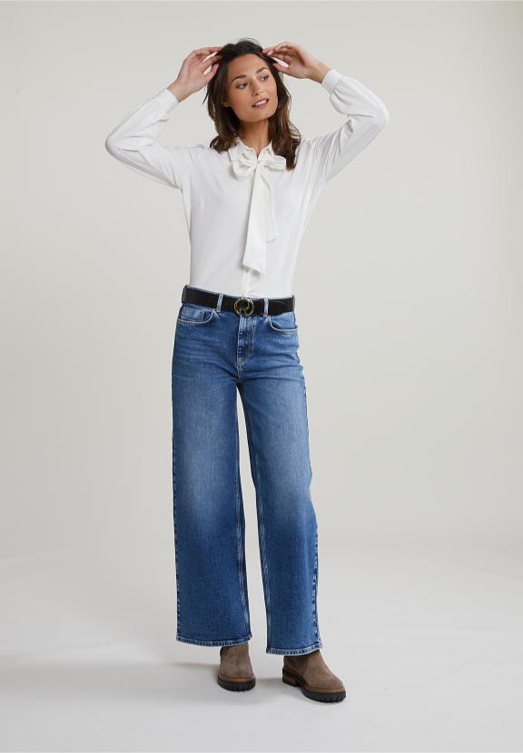 Off White T-Shirt Long Sleeves - Wit