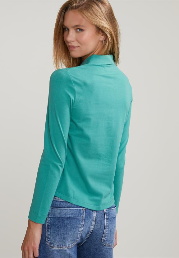 Jade Green Classic T-Shirt Long Sleeves - Groen