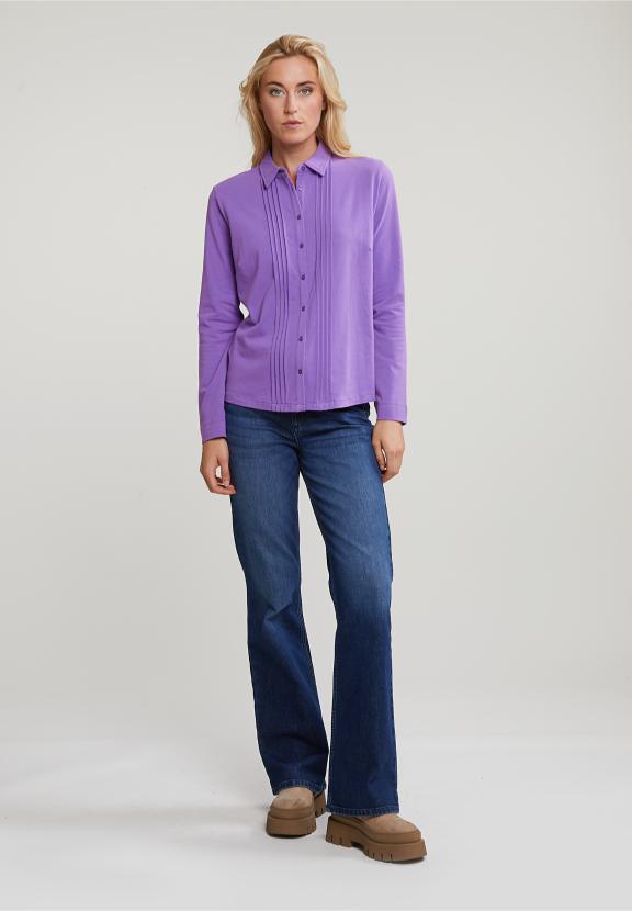 Purple Classic T-Shirt Long Sleeves - Violet