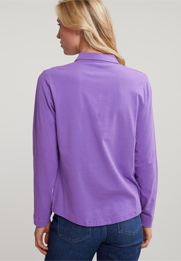 Purple Classic T-Shirt Long Sleeves - Paars