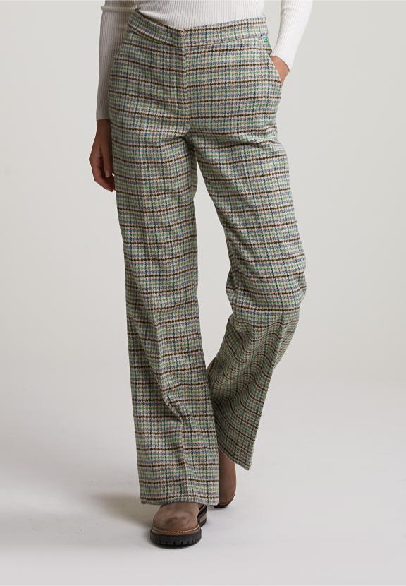 Multi Checked Pants - Bruin