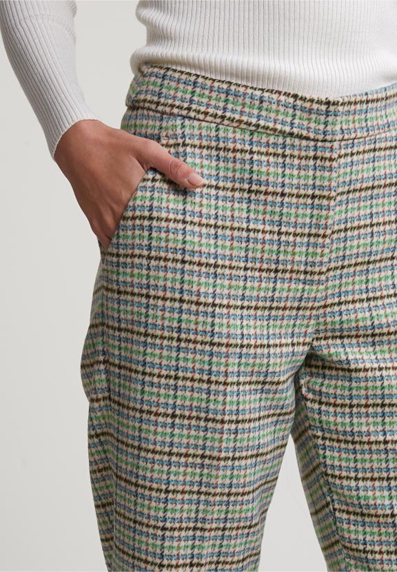 Multi Checked Pants - Bruin