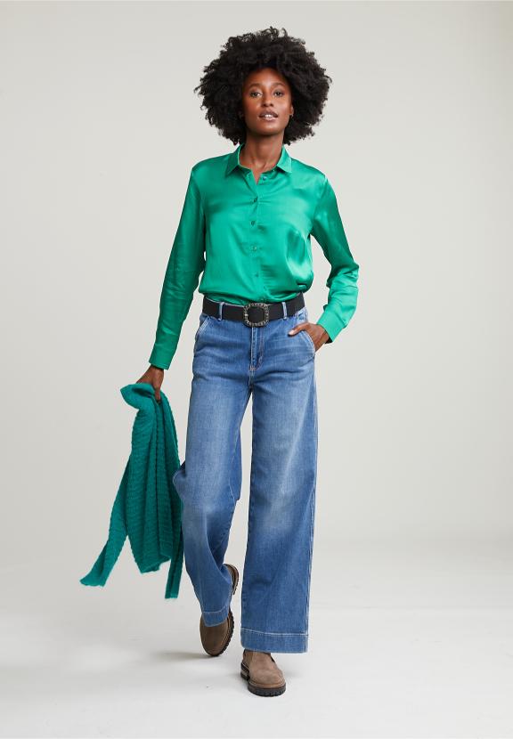 Green Classic Blouse - Groen