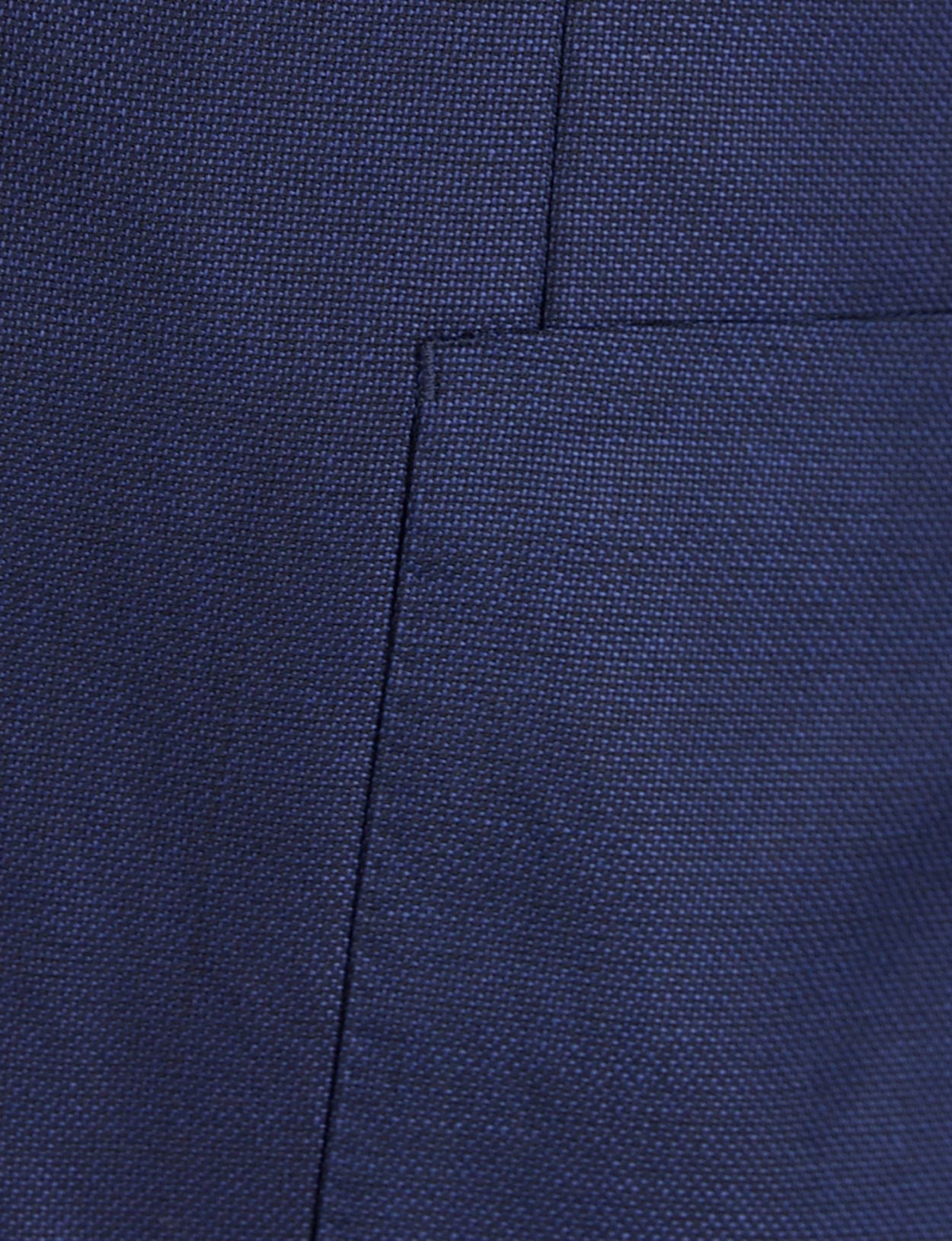 Man Blauwe Ronde Zakblazer In Het Blauw - W