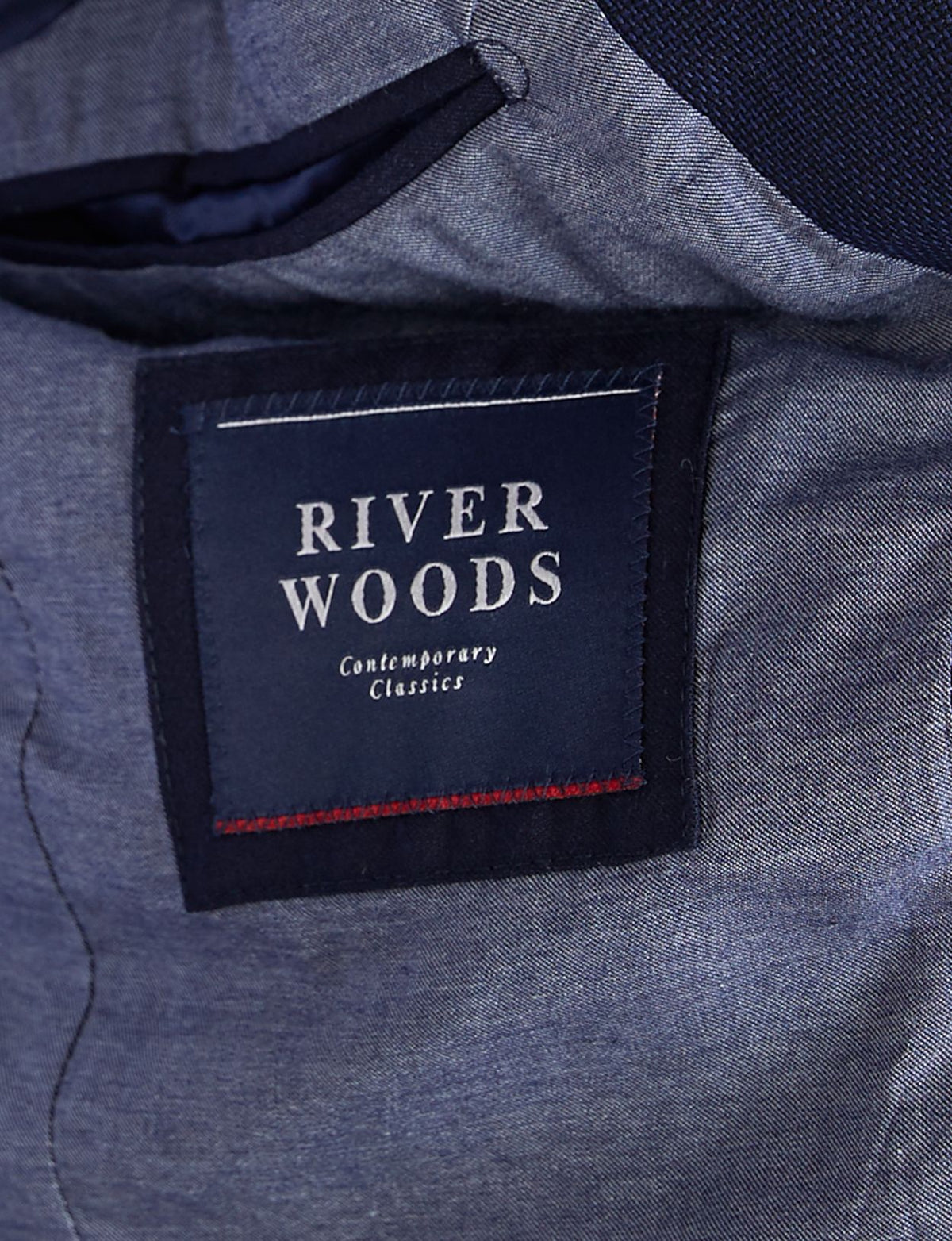 Man Blauwe Ronde Zakblazer In Het Blauw - W