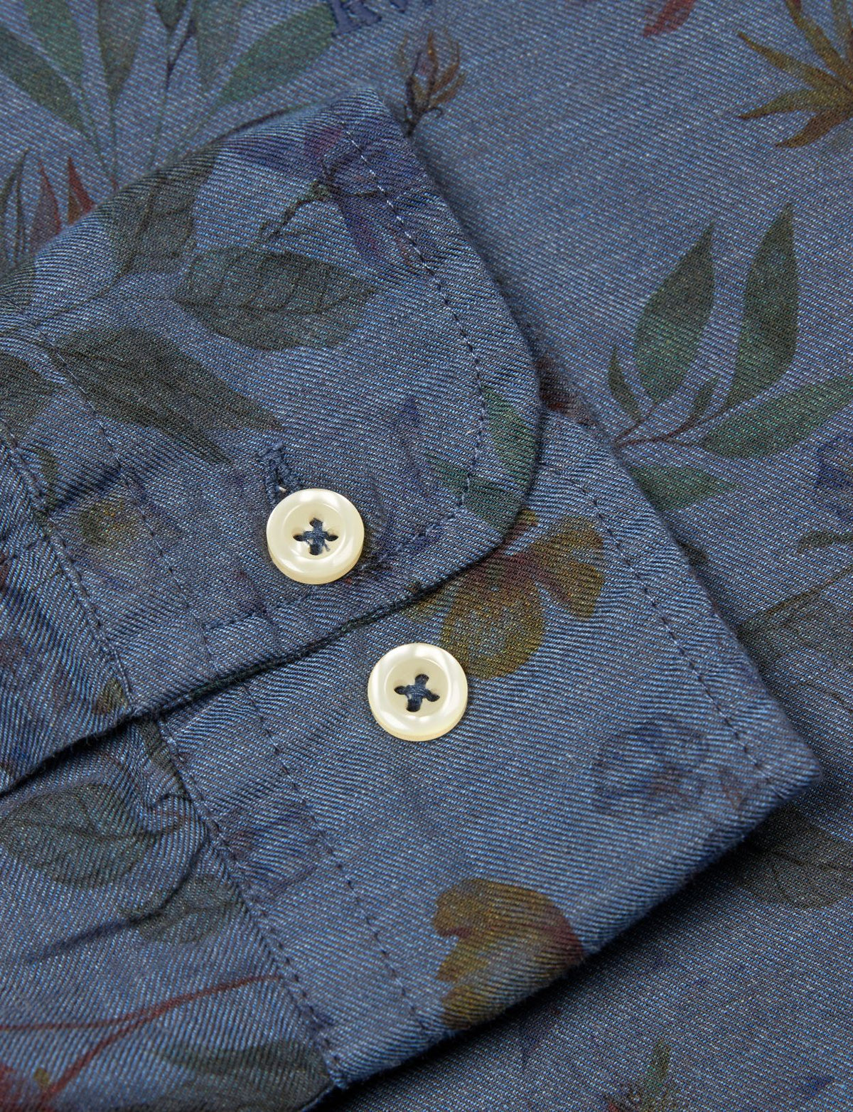 Man Aangepast Passend Wallstreet Overhemd In Multi - W