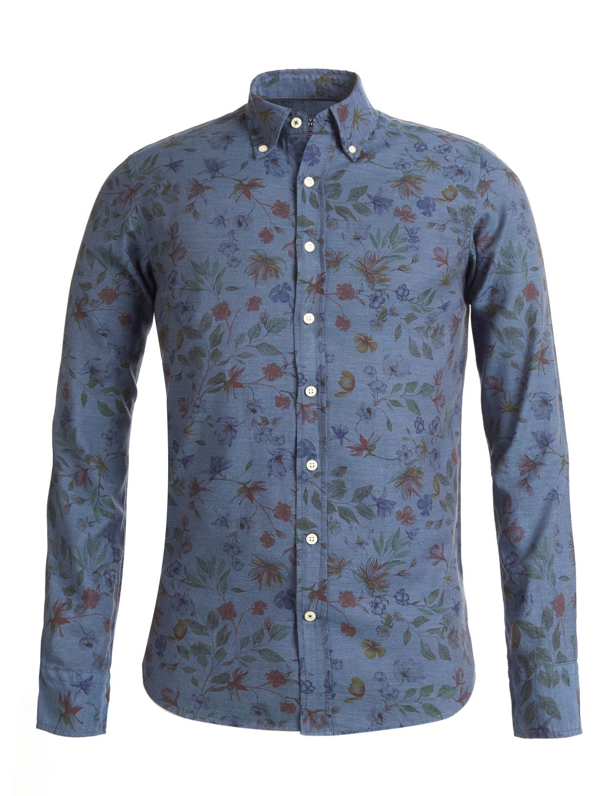 Man Aangepast Passend Wallstreet Overhemd In Multi - W