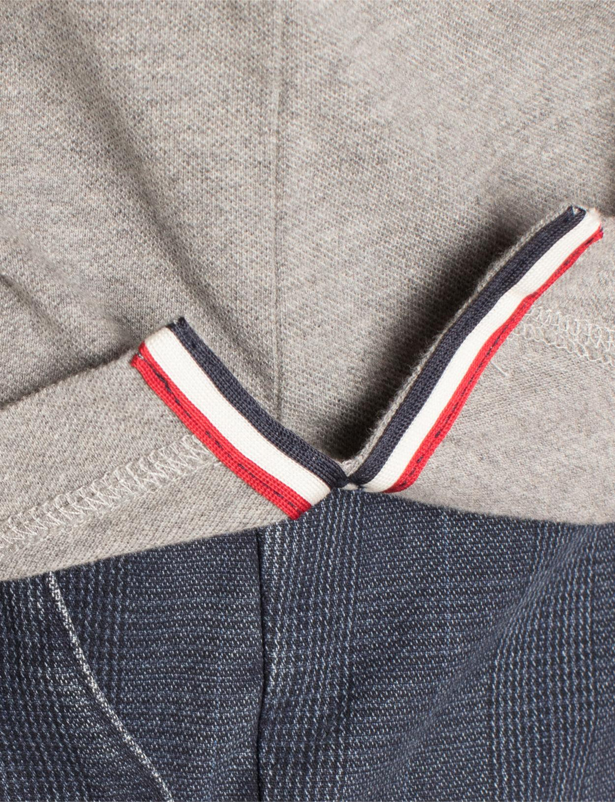 Custom Fit Cotton Polo In Grey - Gris