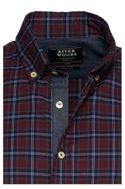Slim Fit Princeton Shirt - Blauw
