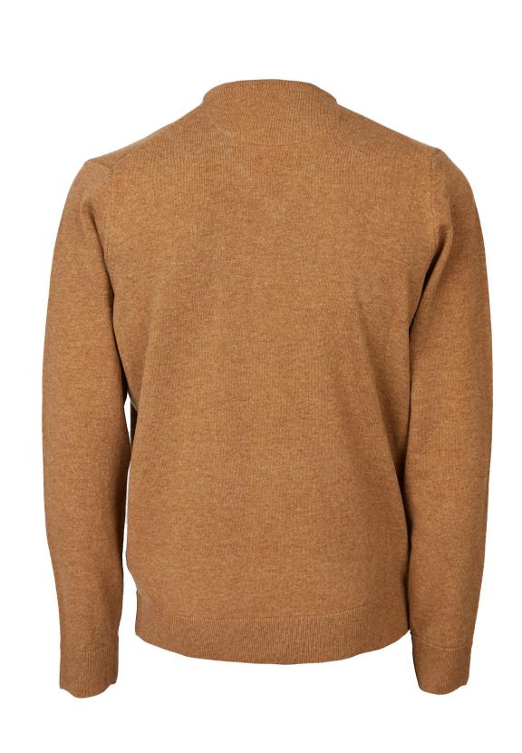 Basic V-Neck Pullover - Bruin