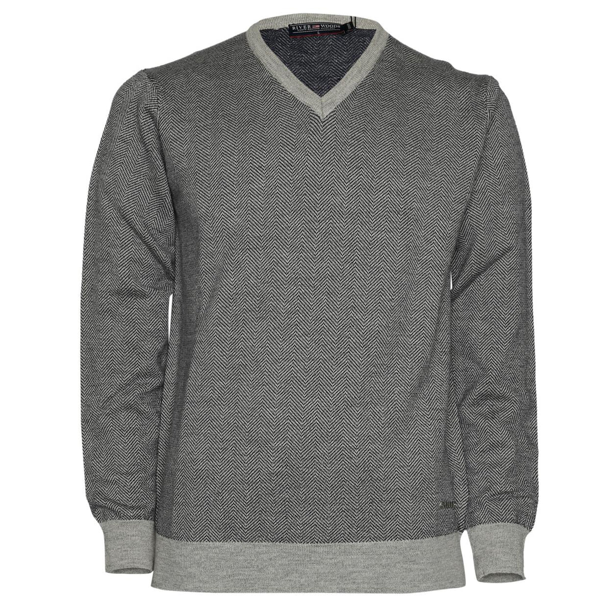 Custom Fit Merino Wool Pullover - Gris