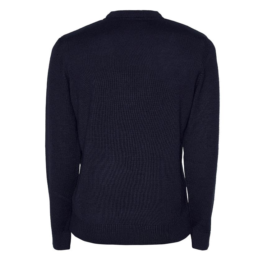 Custom Fit Round Neck Pullover - Bleu