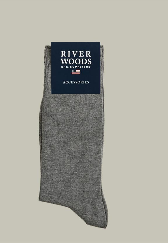Bamboo Uni Socks Granite Mix - Grijs