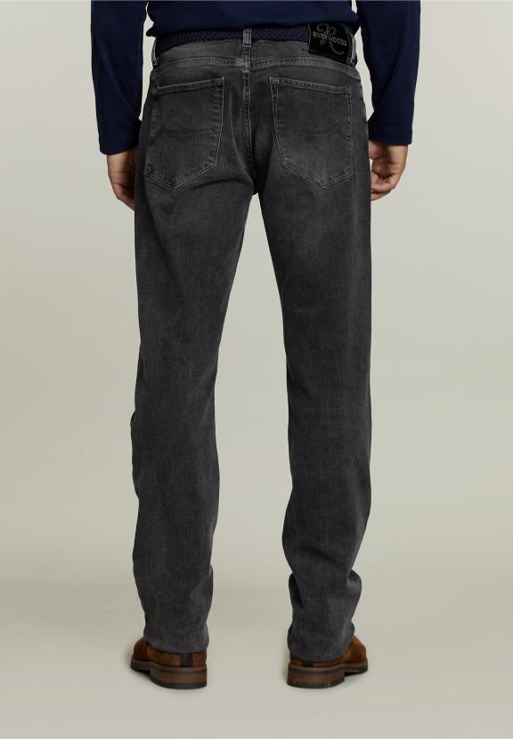 Jean 5 poches gris ajusté - Denim - W