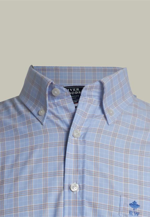 Custom Fit Checked Shirt With Pocket Multi - Multi