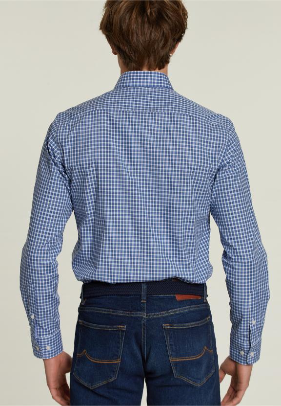 Custom Fit Checked Shirt Multi - Multi