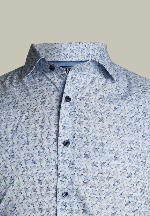 Custom Fit Fantasy Shirt Blue/White - Blauw