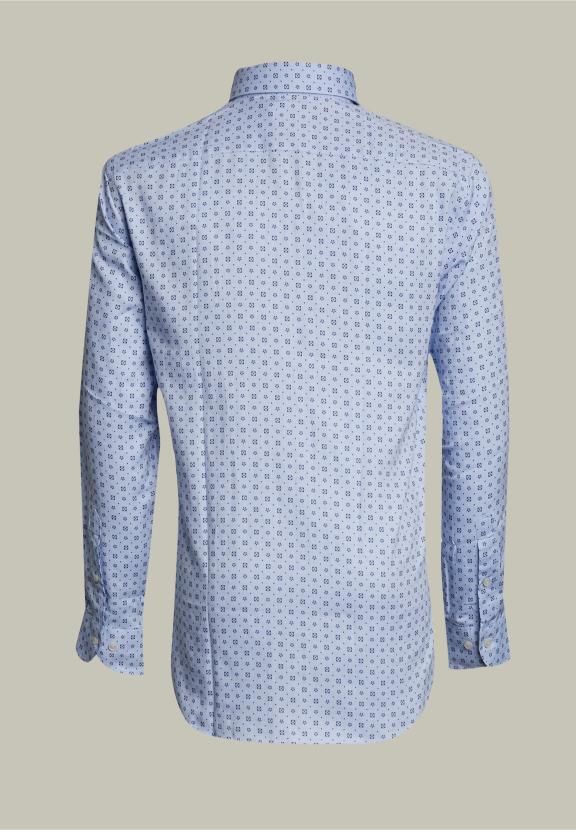 Op Maat Gemaakt Fantasie Shirt Blauw - B-000 - W