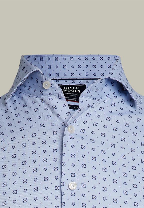 Op Maat Gemaakt Fantasie Shirt Blauw - B-000 - W