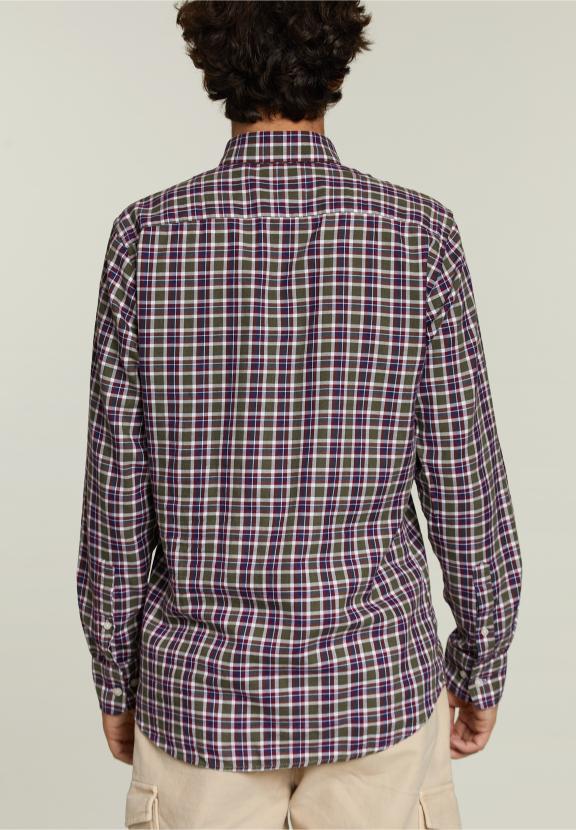 Custom Fit Checked Shirt Multi - Multi