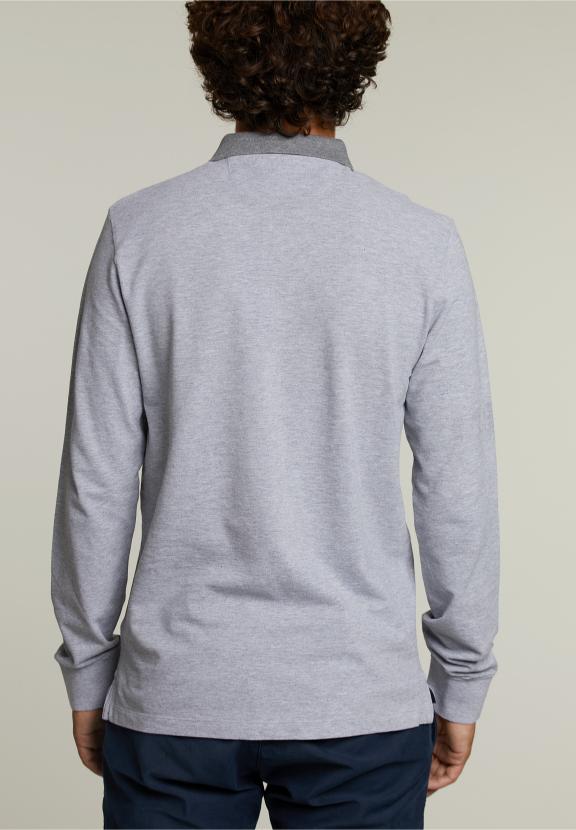Custom Fit Cotton Polo Pinguin Mix - Gris