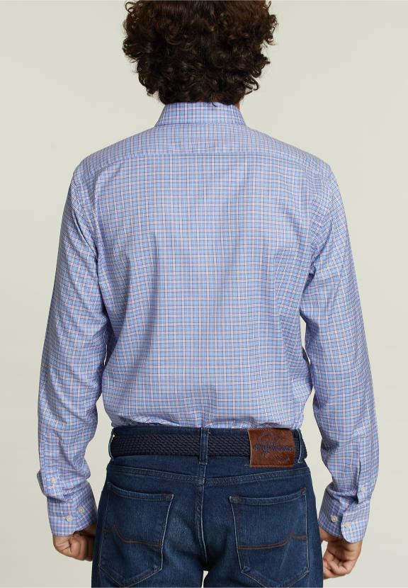 Custom Fit Checked Shit With Pocket Multi - Multi