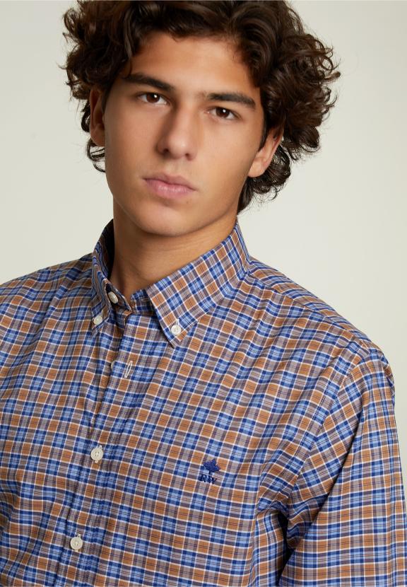 Custom Fit Checked Shirt Multi - Multi