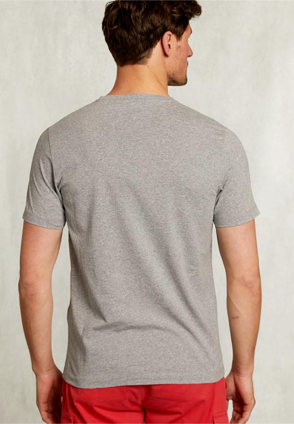 Normal Fit Basic T-Shirt Grey Mel - Gris