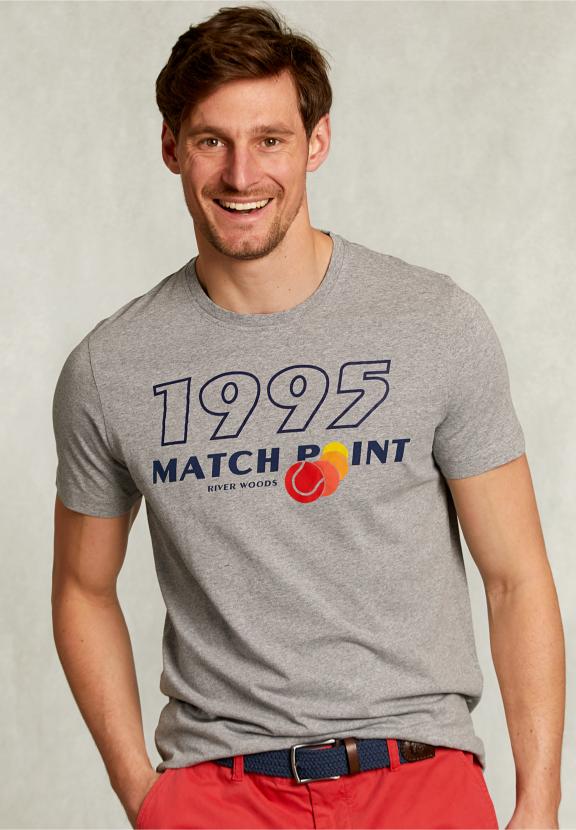 Normal Fit Basic T-Shirt Grey Mel - Gris