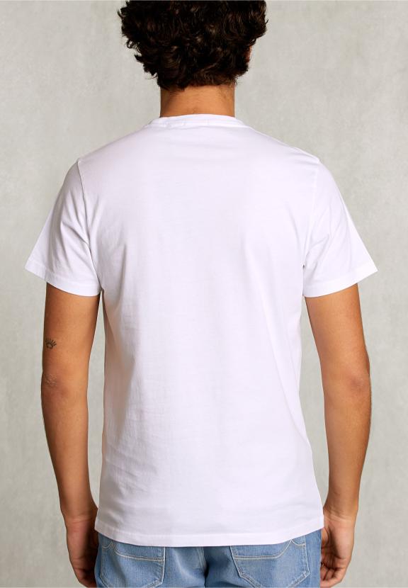 Custom Fit Pima Cotton T-Shirt Pocket White - Blanc