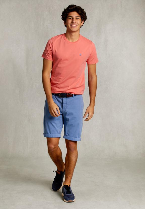 Custom Fit Pima Cotton T-Shirt Bellini - Roze