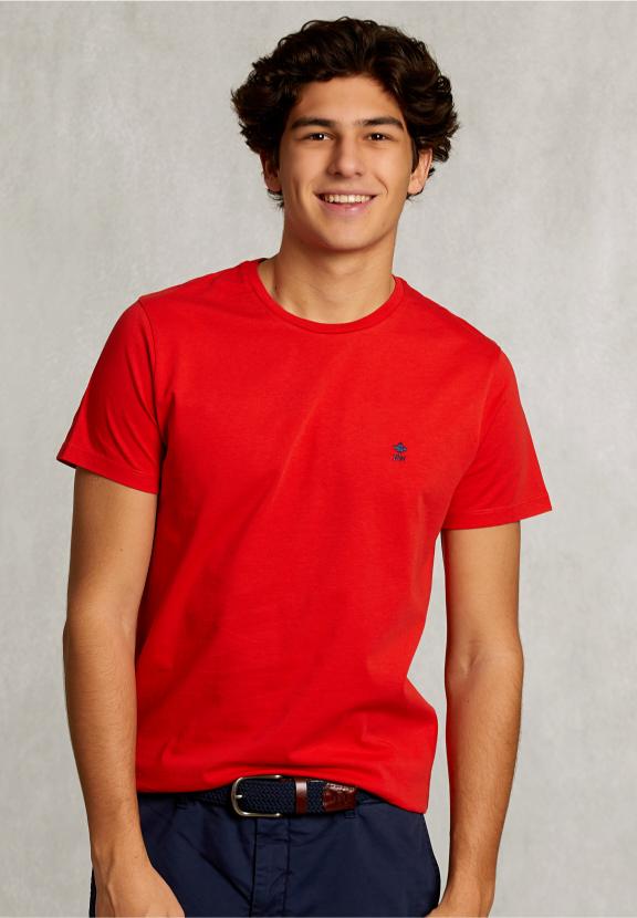 Custom Fit Pima Cotton T-Shirt Kir Royal - Rose