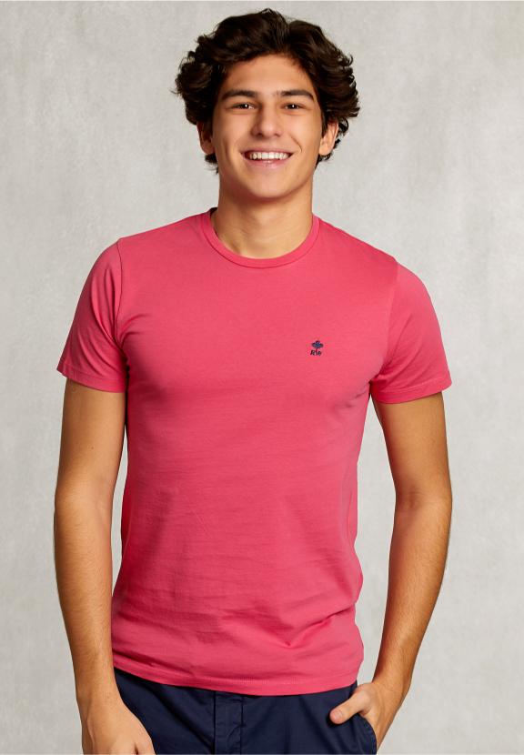 Custom Fit Pima Cotton T-Shirt Popstar - Roze